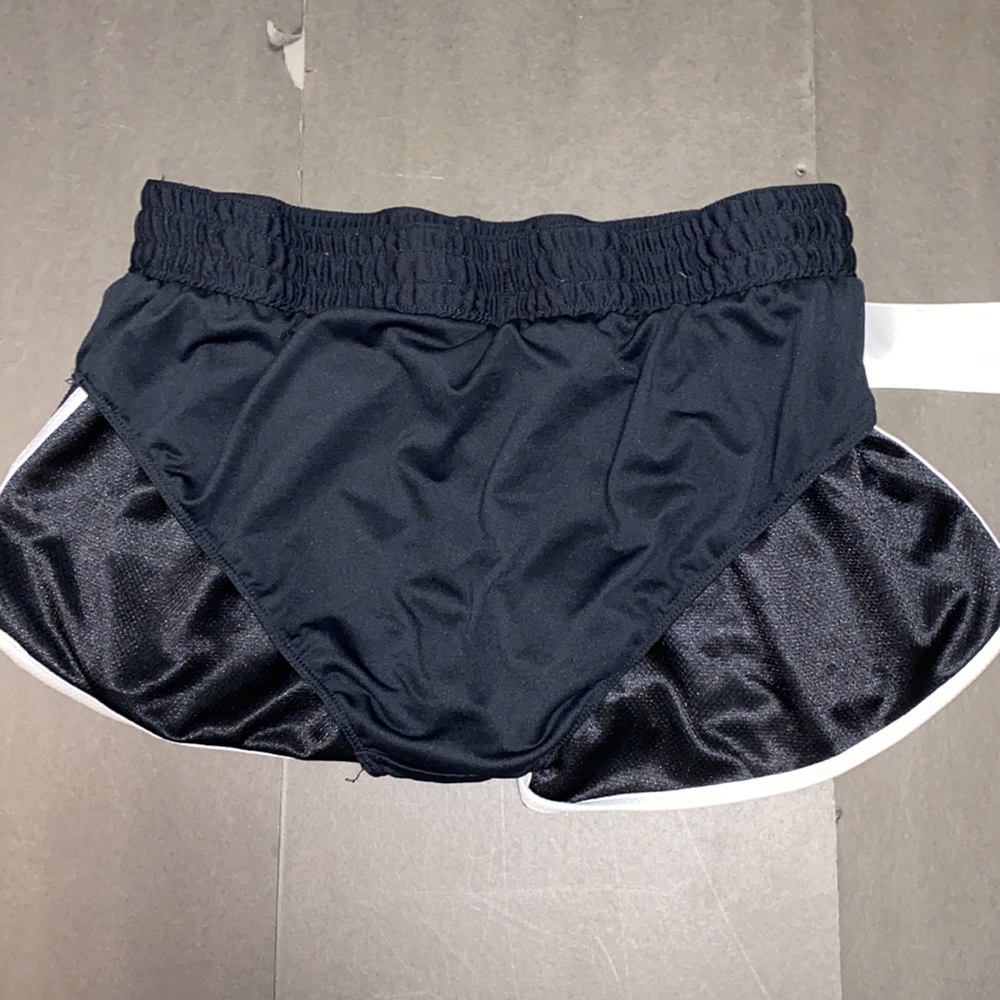 Pony Large Black White Drawstring Athletic Shorts - Picture 8 of 10